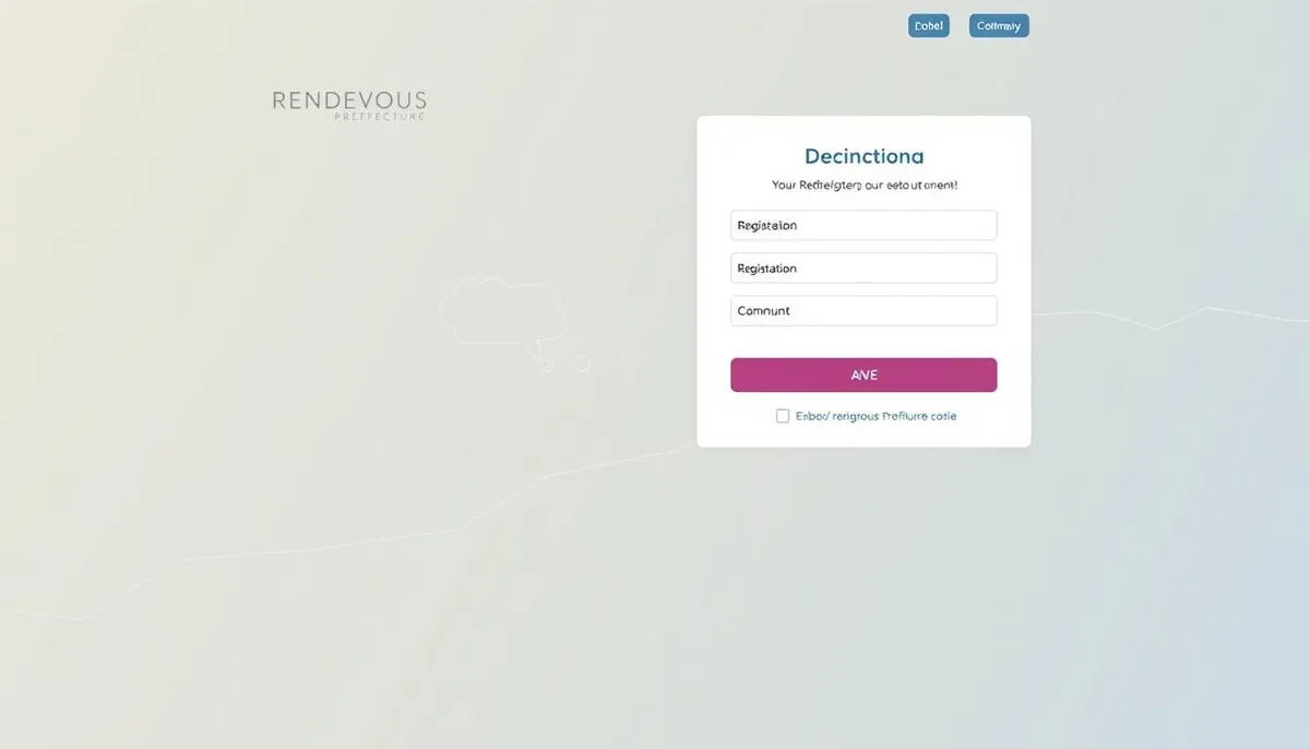 rendezvousprefecture.com inscription