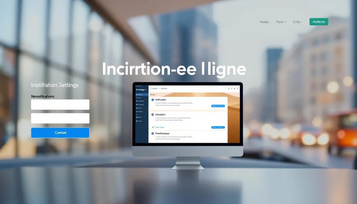 inscription notifications en ligne