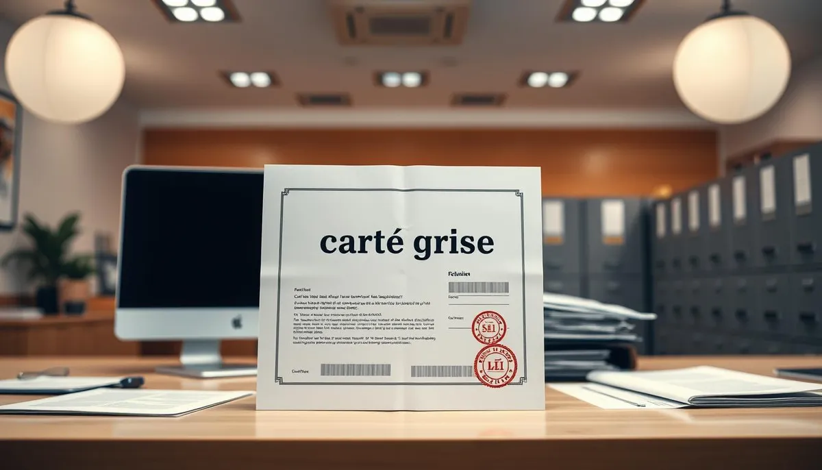 carte grise démarches