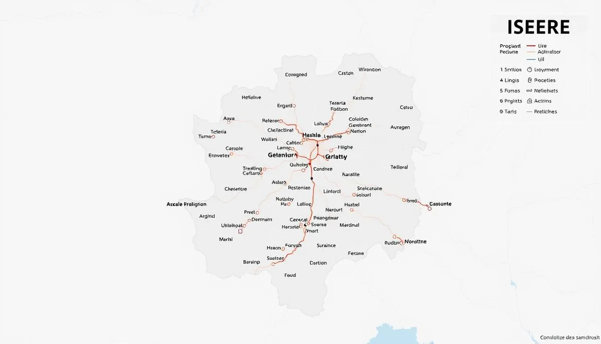 carte préfecture Isère