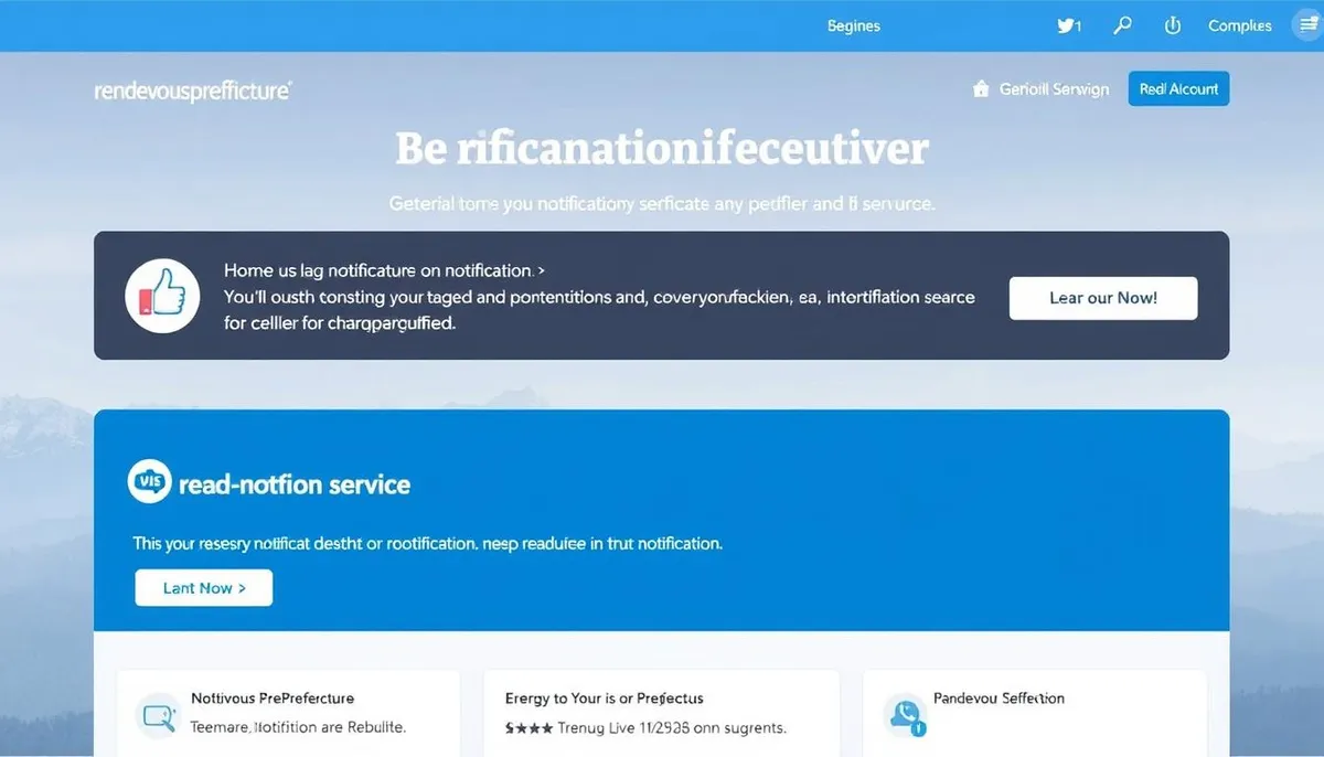 service notification rendez-vous préfecture
