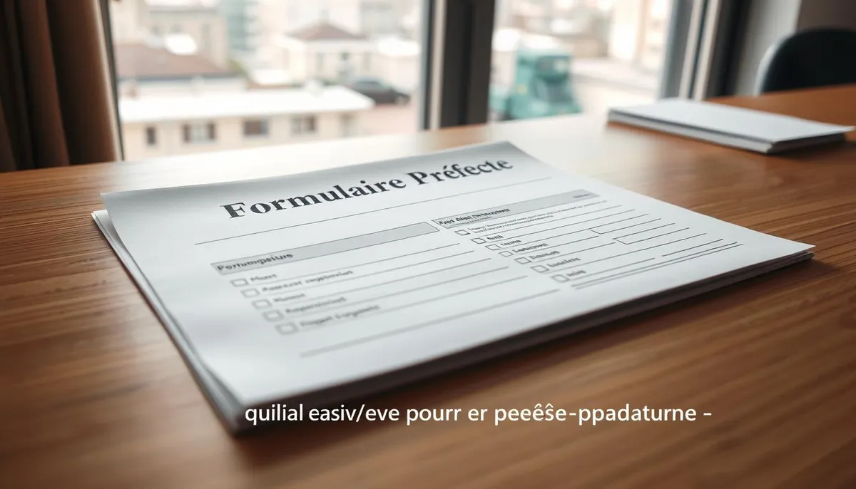 formulaire préfecture