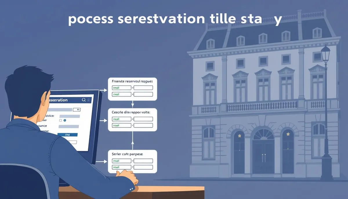 processus réservation titre séjour