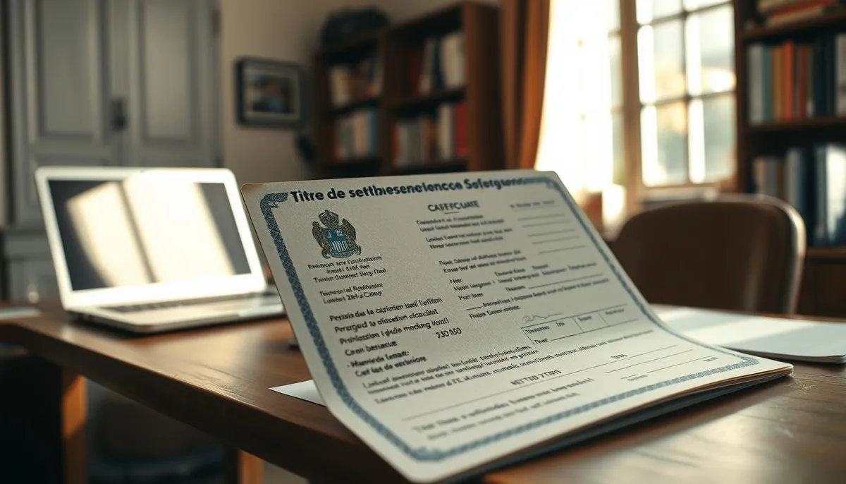titre de séjour
