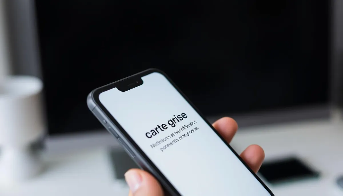 carte grise notification