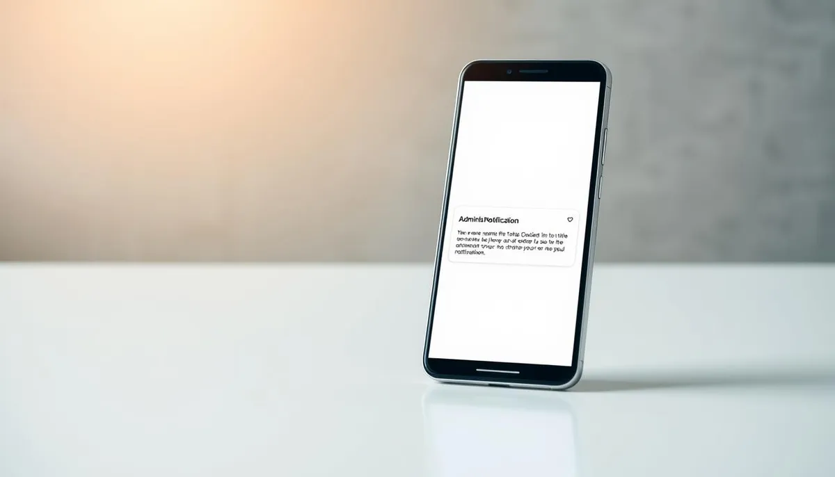 Service de notifications pour démarches administratives