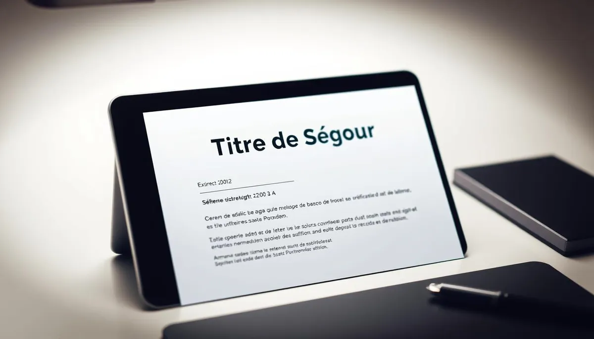 notification titre séjour