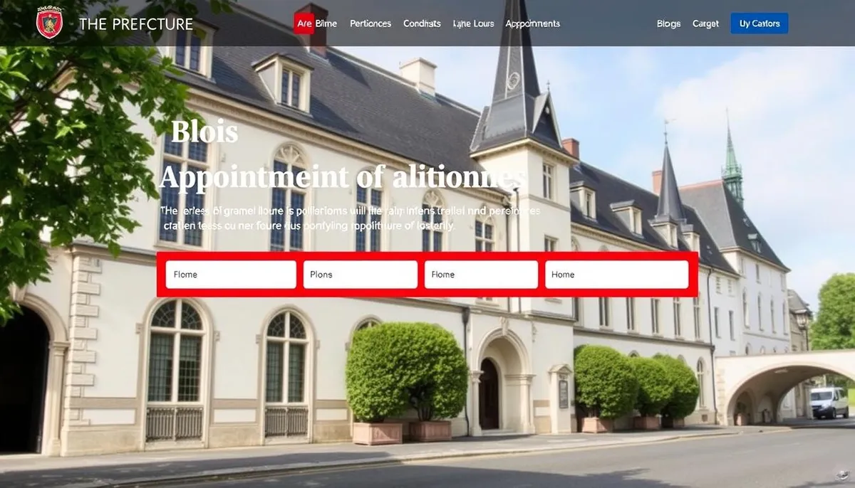 rendez-vous préfecture Blois en ligne
