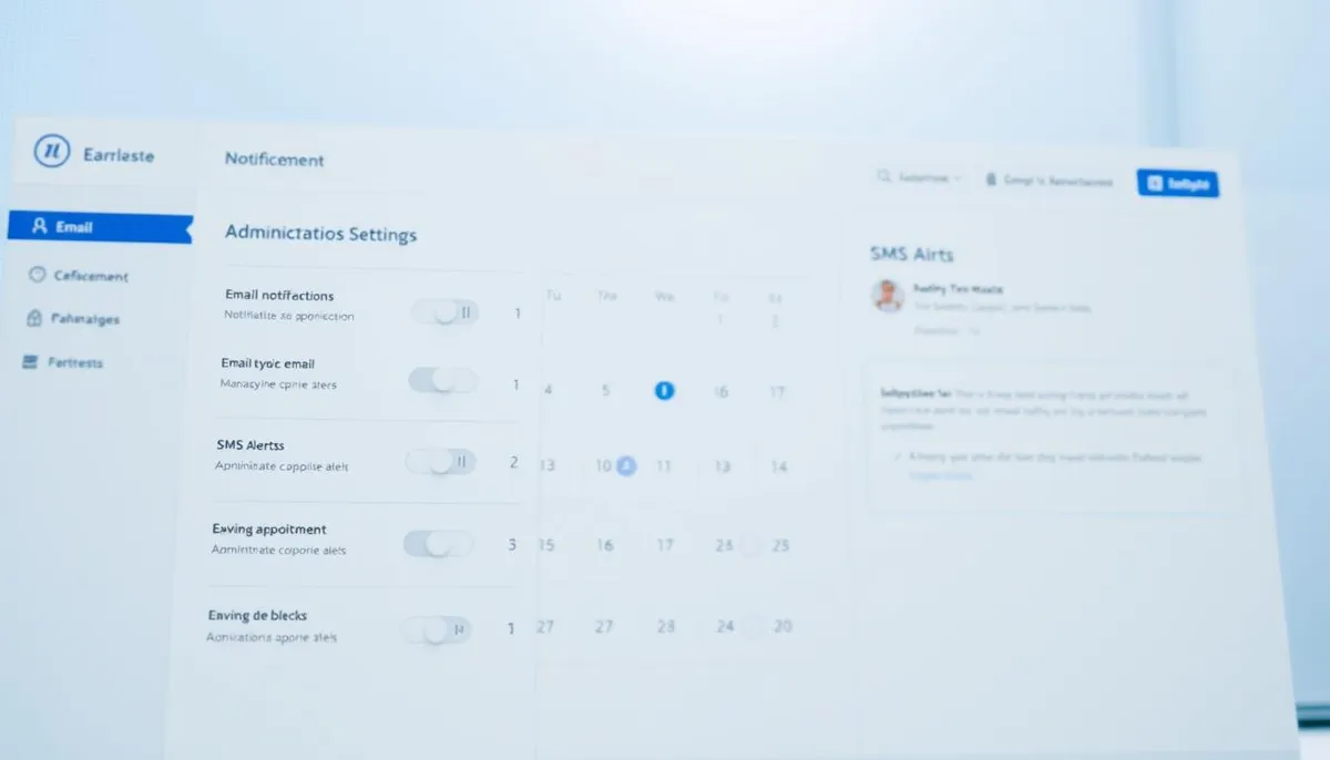Configuration des notifications pour rendez-vous administratifs
