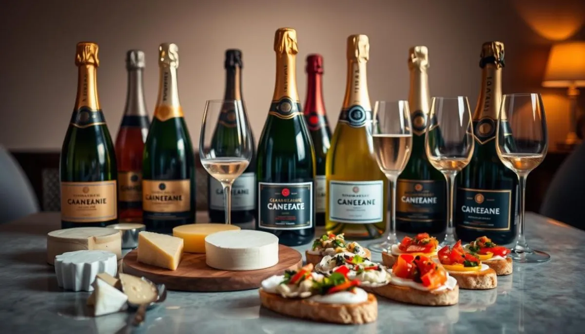 Affordable champagne food pairings