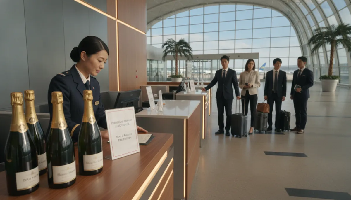 alcohol airport allowance