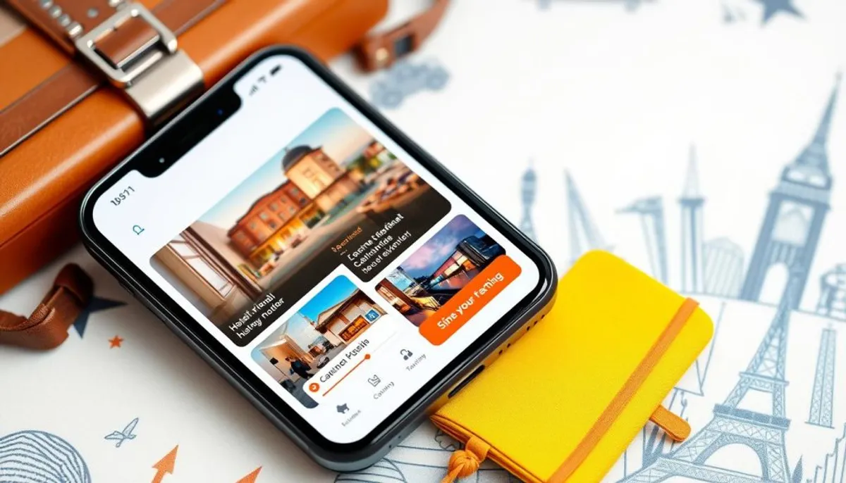 application réservation hôtel