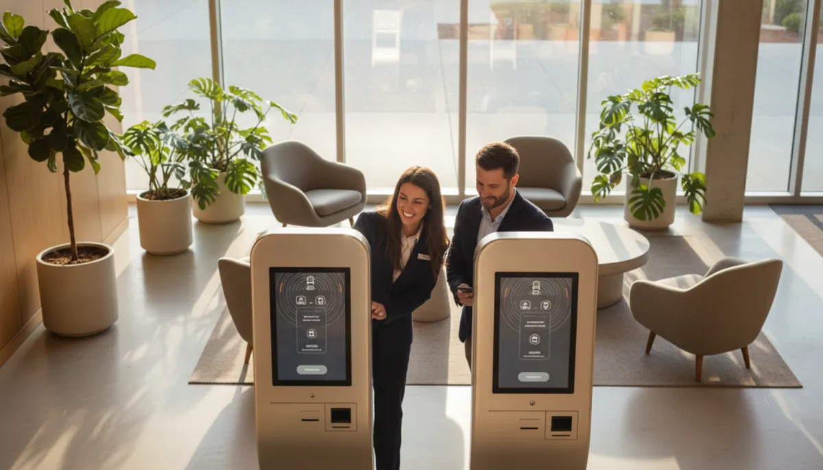 avantages bornes DUO automatisation accueil hôtelier