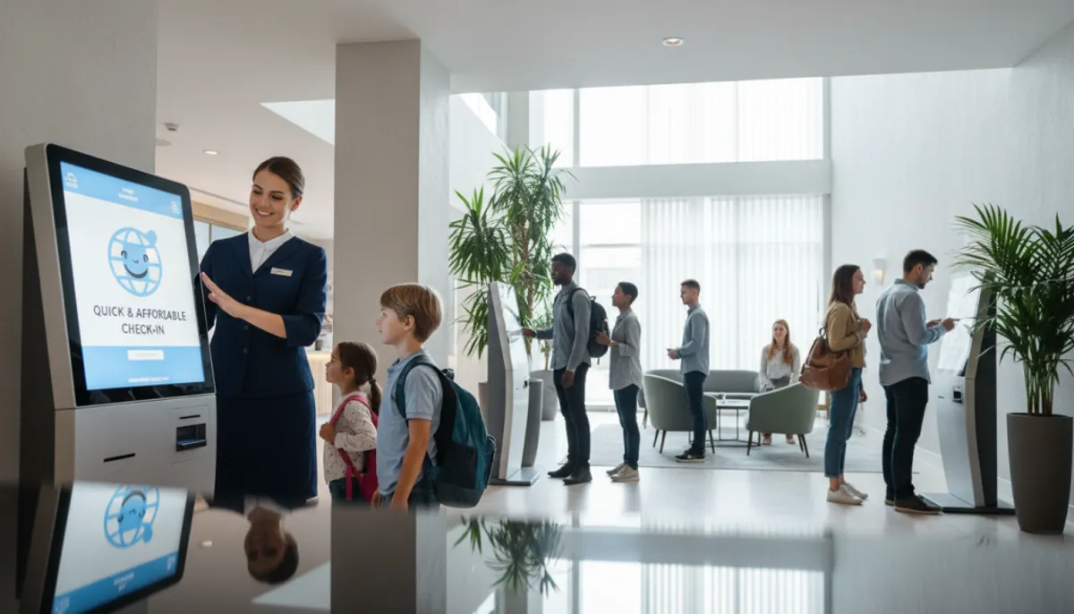 avantages self check-in économique