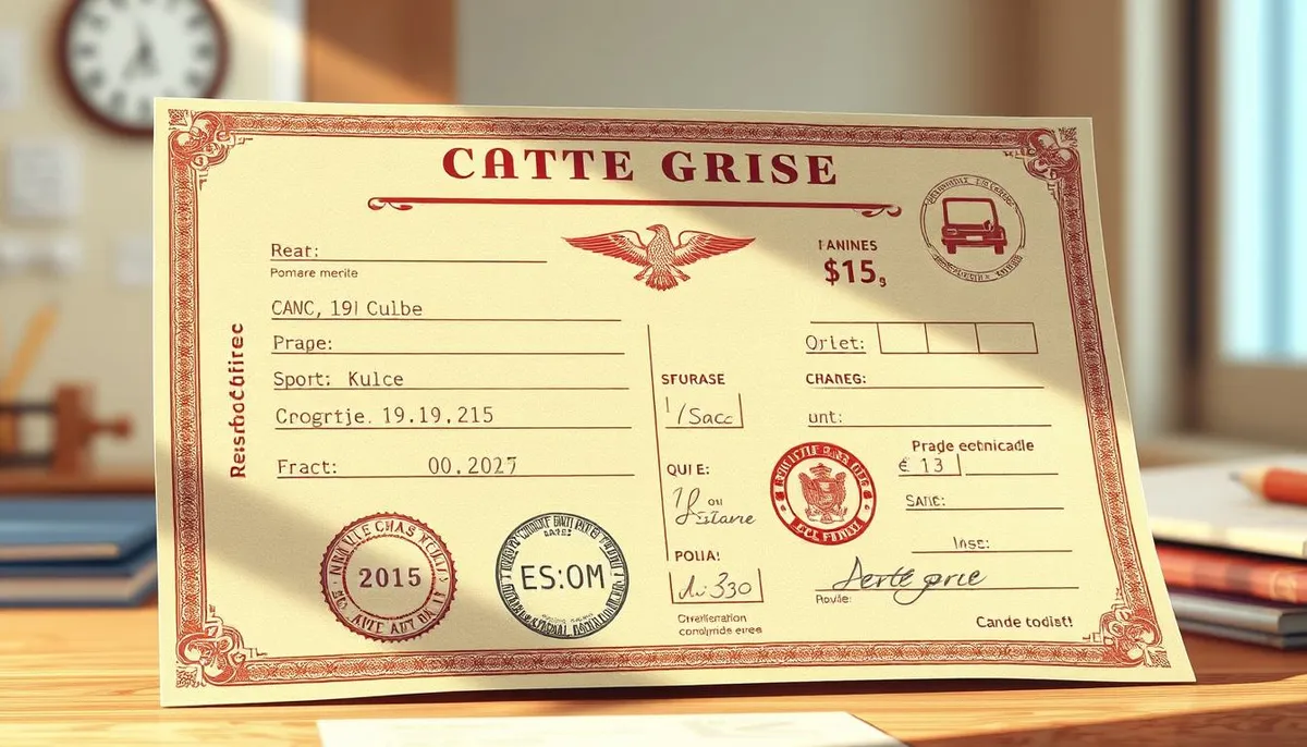 carte grise