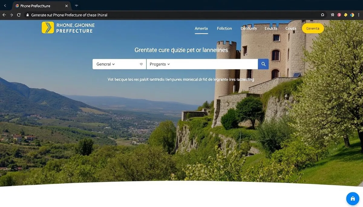 rendez-vous préfecture du Rhône