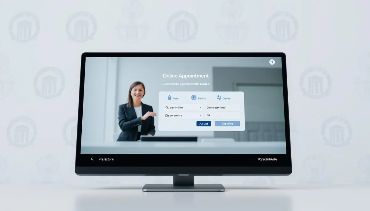 interface rendez-vous en ligne préfecture