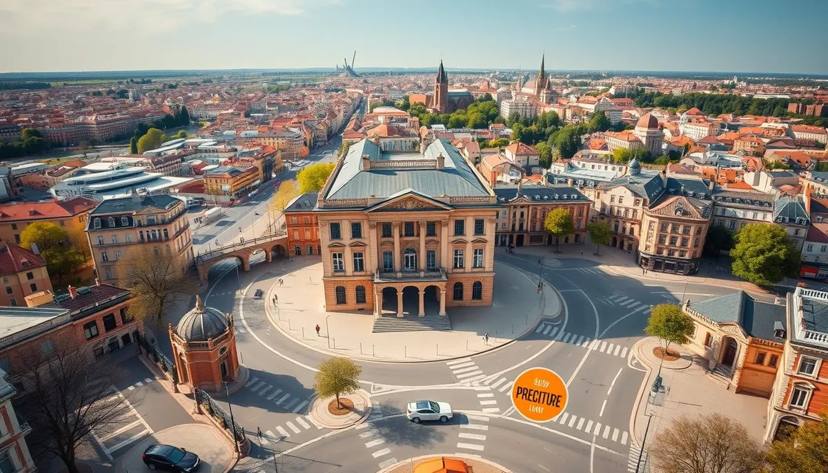 Carte localisation préfecture Toulouse