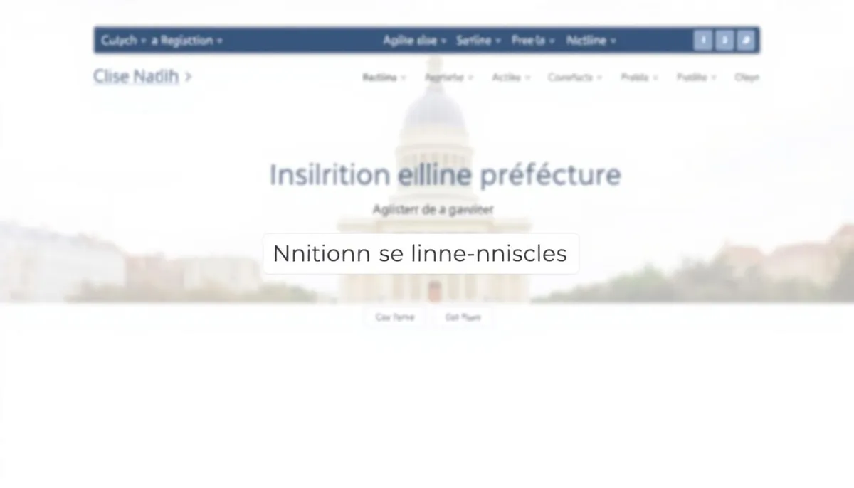 inscription en ligne préfecture