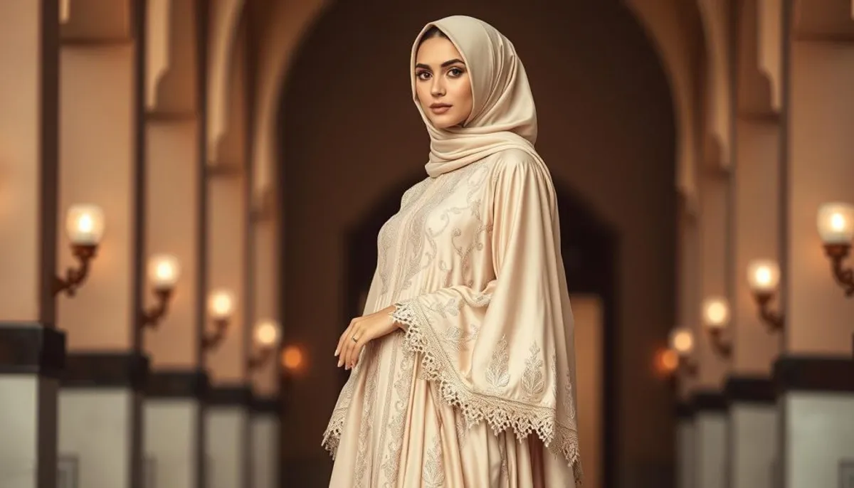 champagne abaya