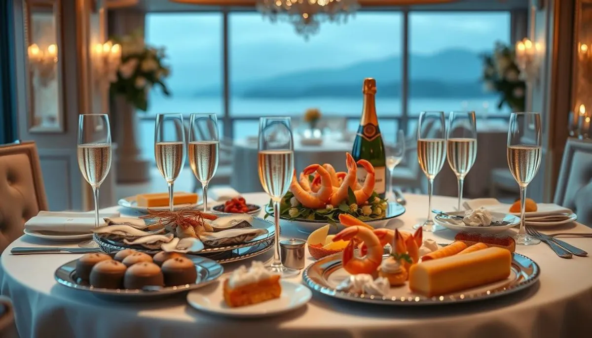 Champagne food pairing