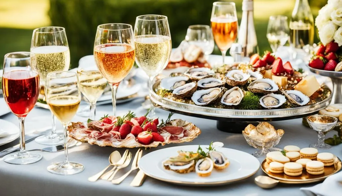 Champagne food pairings