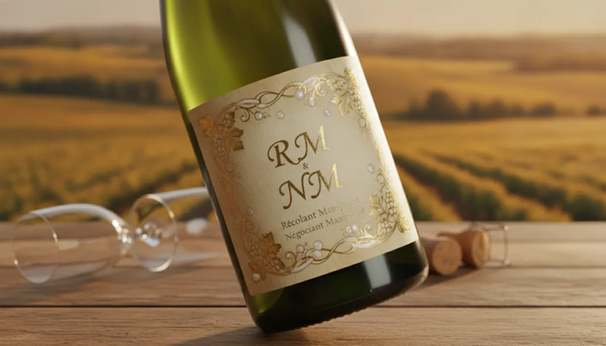 champagne label rm nm