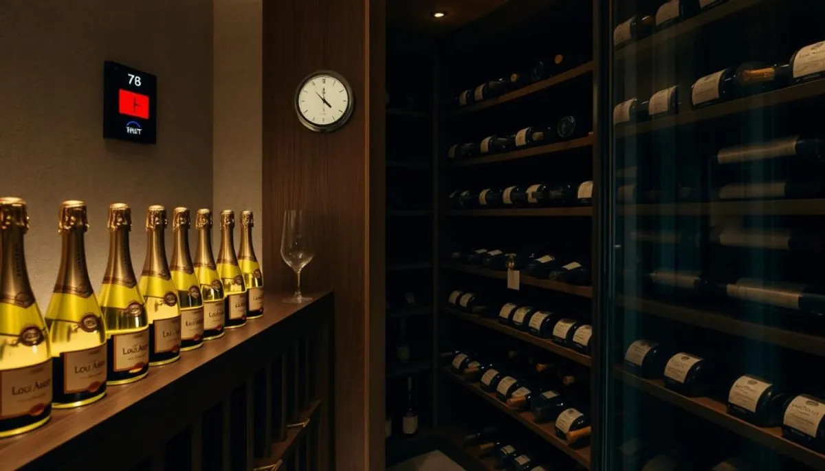 champagne storage conditions