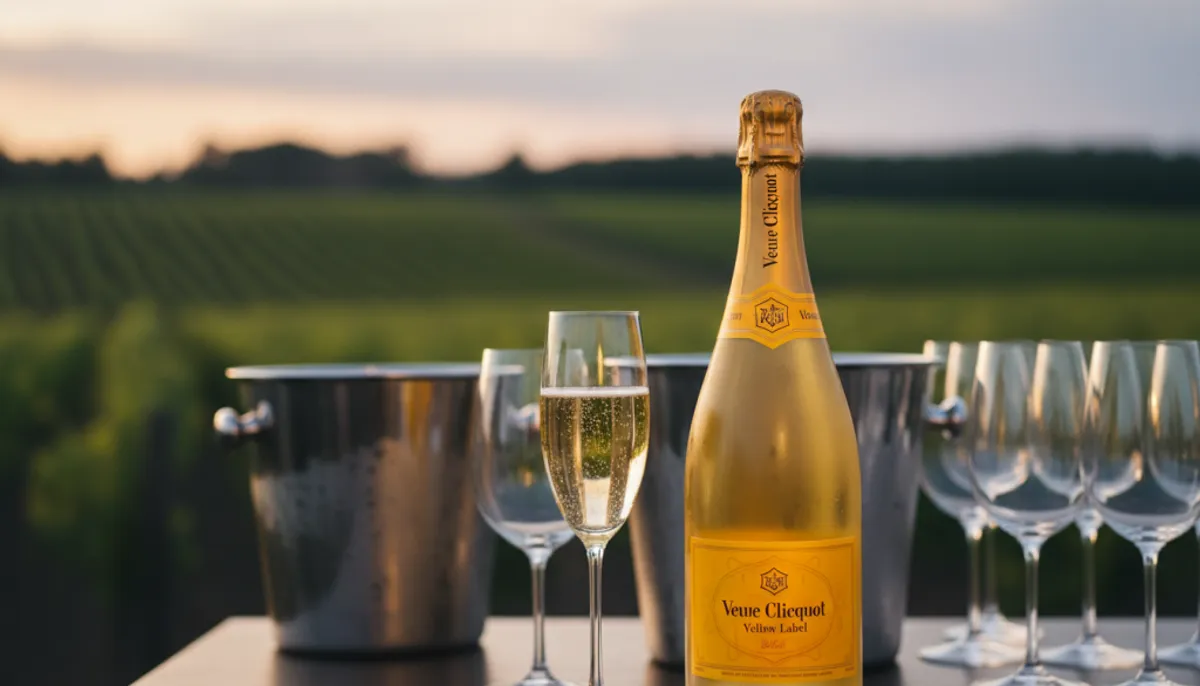clicquot yellow label