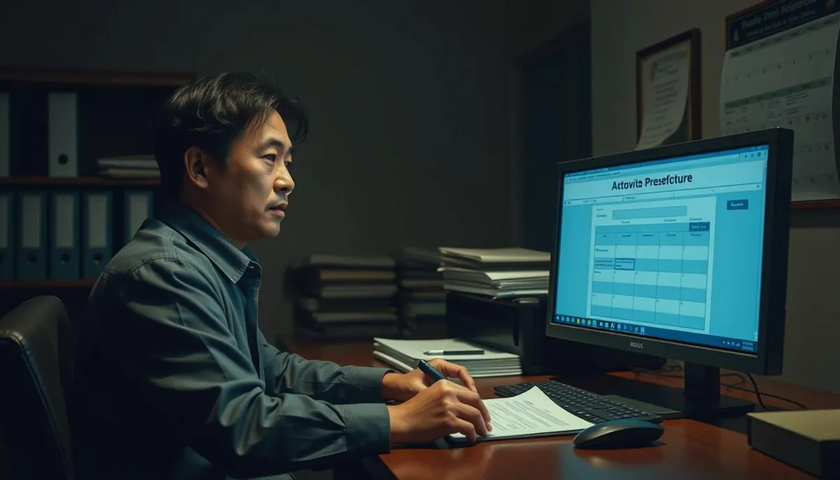 making an appointment at the prefecture