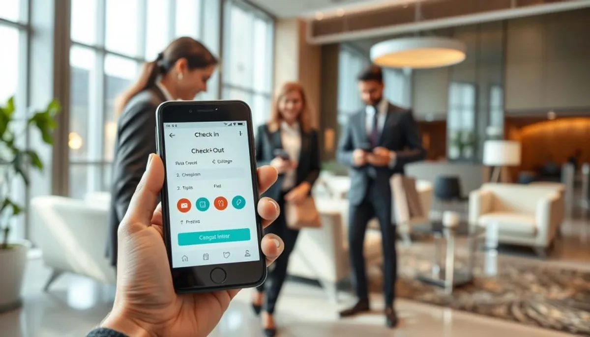 digitalisation check-in check-out mobile