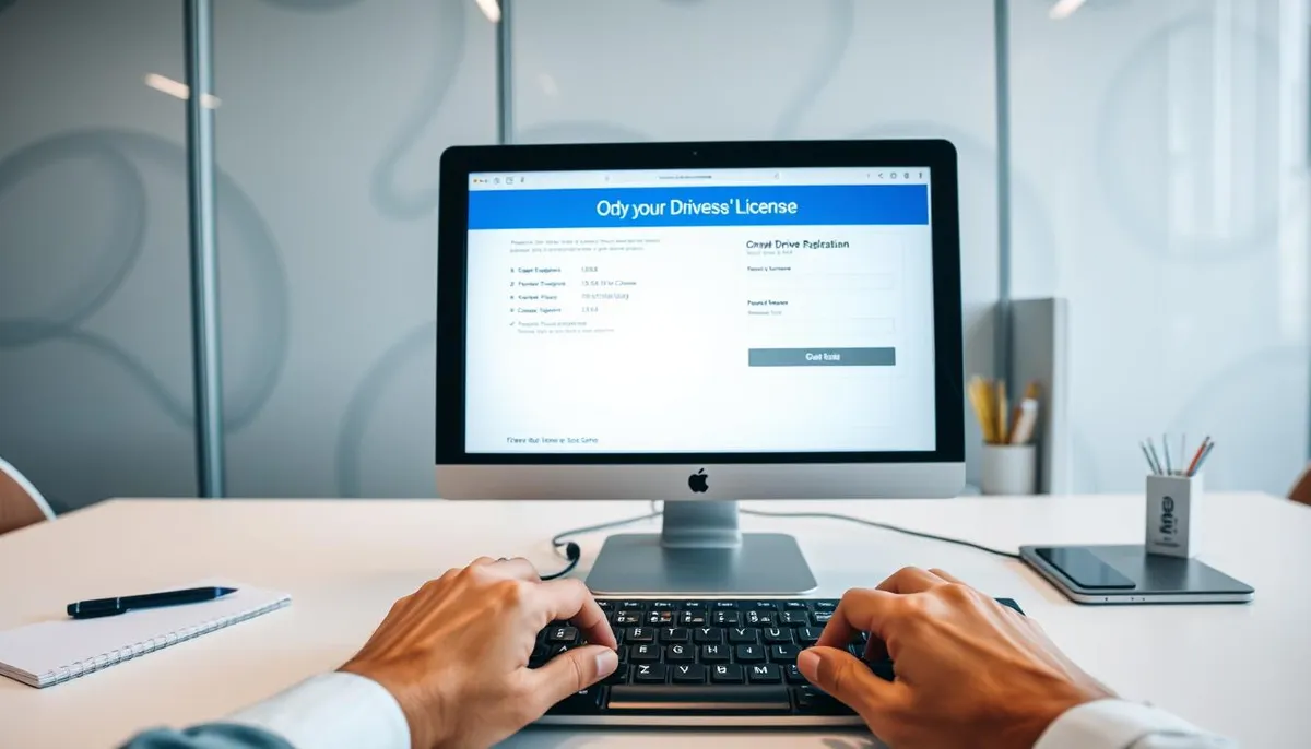 online registration process for license