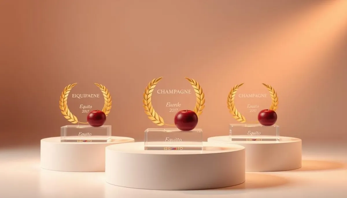 Equito Champagne Plum awards