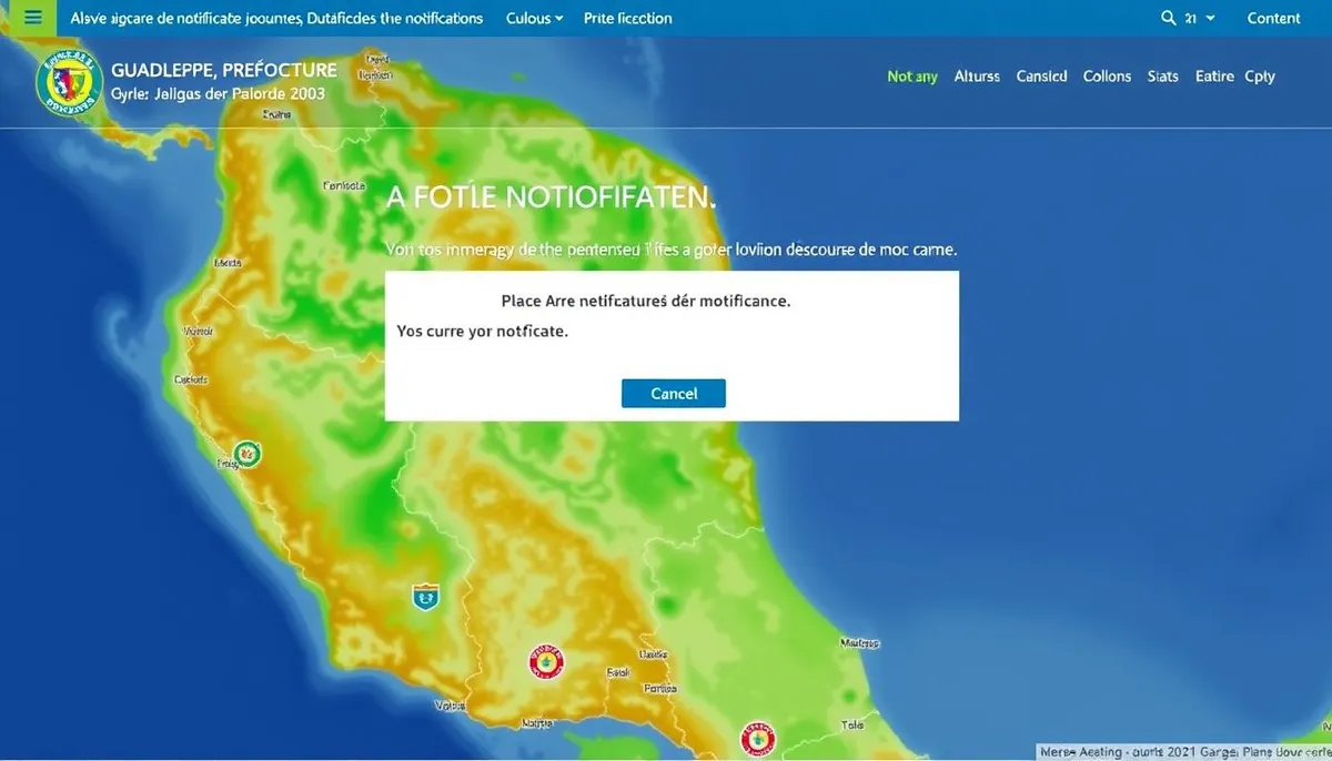 notifications rendez-vous préfecture guadeloupe
