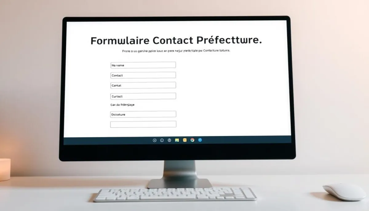formulaire contact préfecture