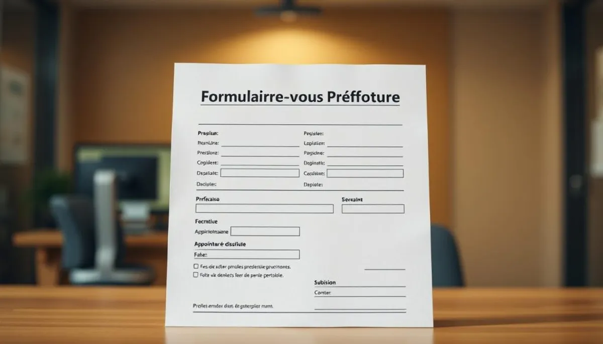 formulaire rendez-vous préfecture