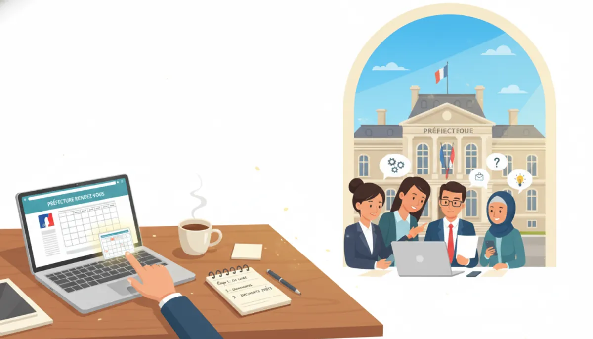 Guide étape par étape pour prendre rendez-vous à la préfecture