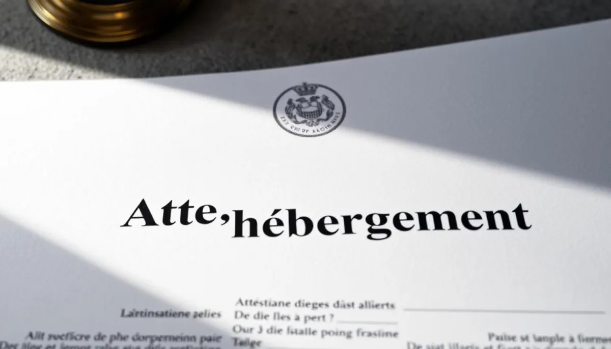 impact réglementation attestation hébergement
