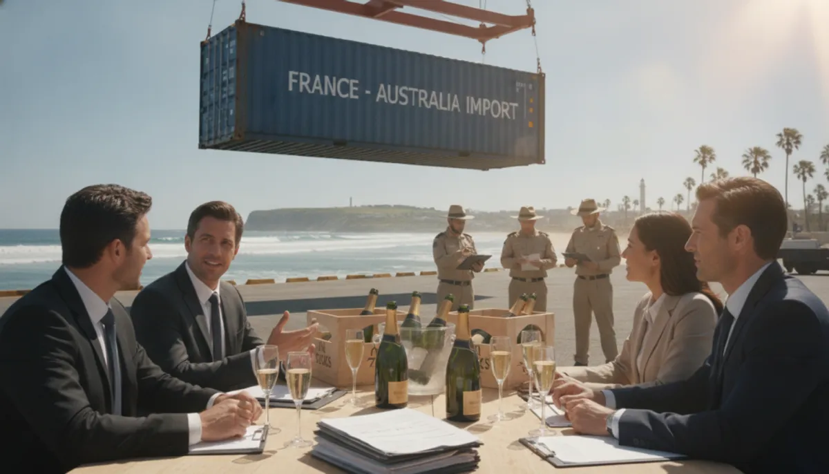importing champagne into Australia