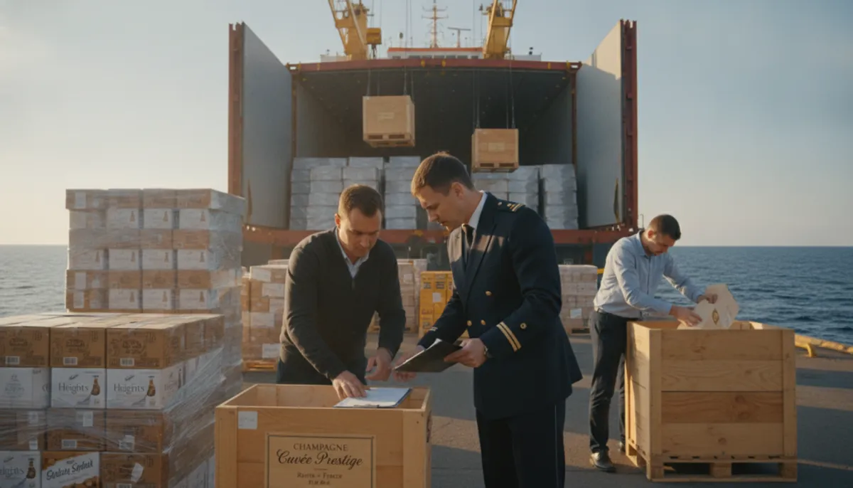 importing champagne into Estonia