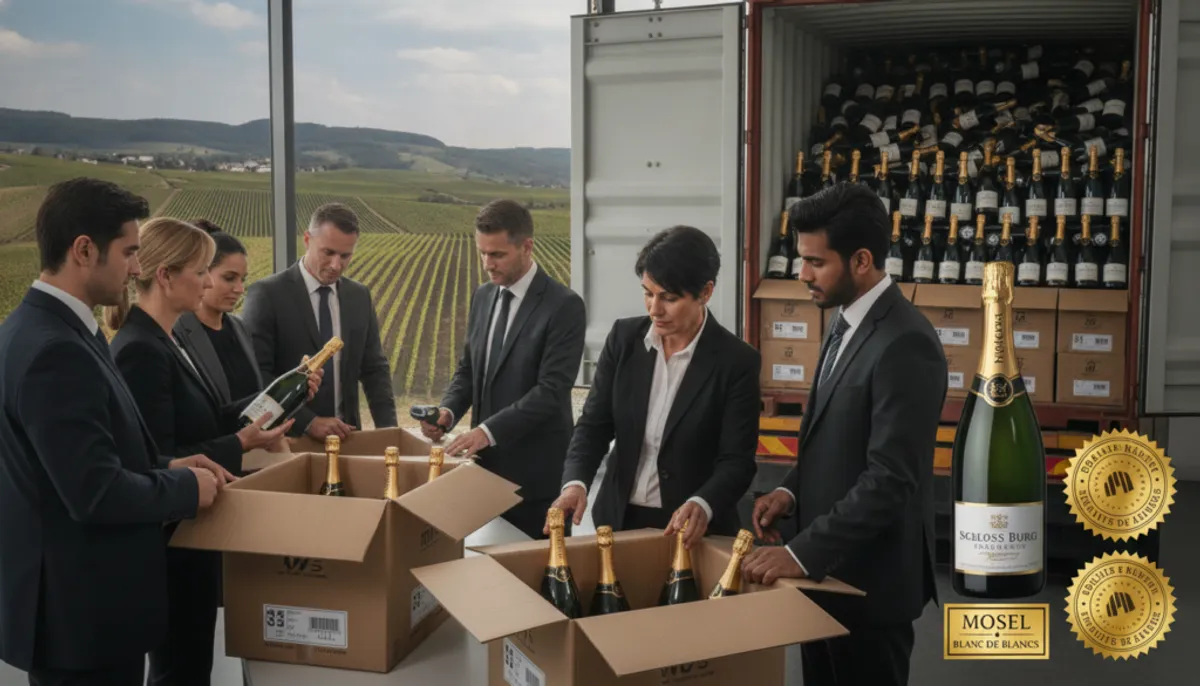 importing champagne into Germany