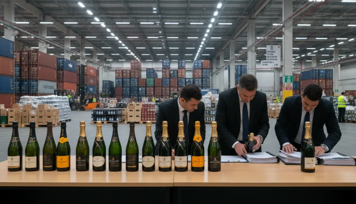 importing champagne into Israel