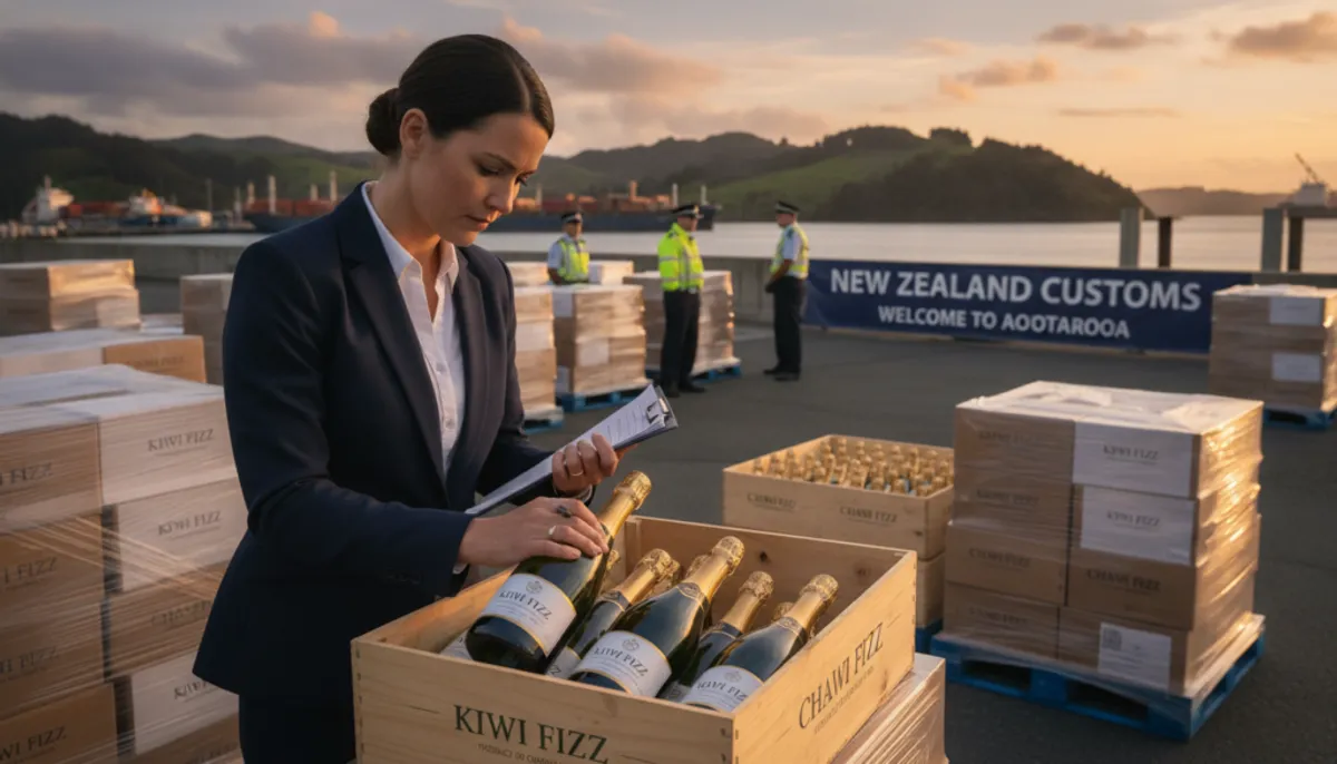 importing champagne into New Zealand