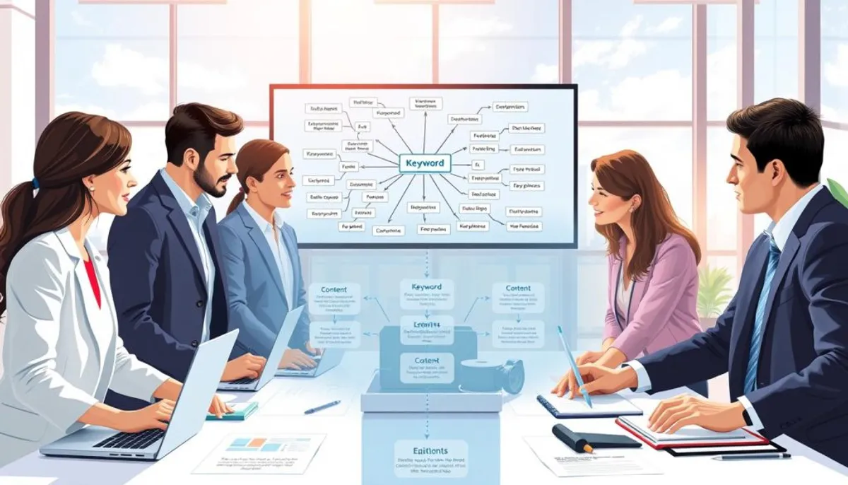 keyword research and content creation workflow