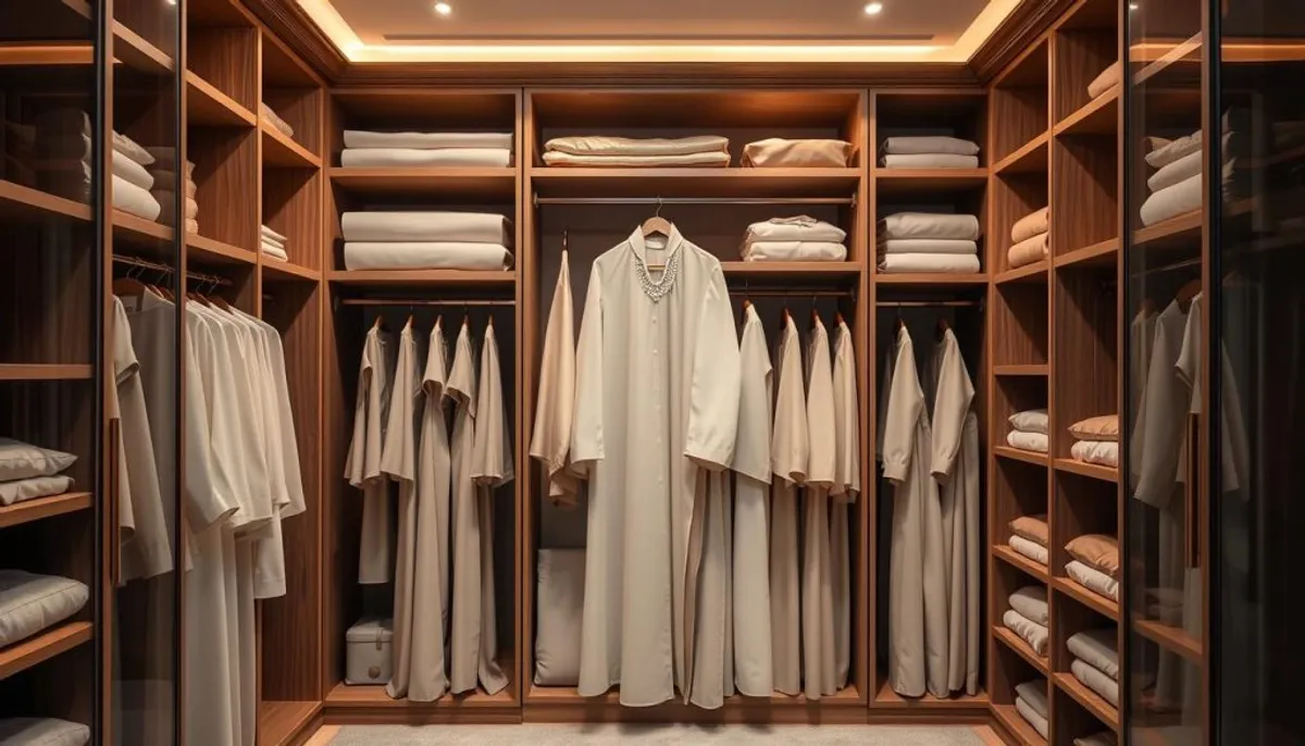 Luxury abaya storage