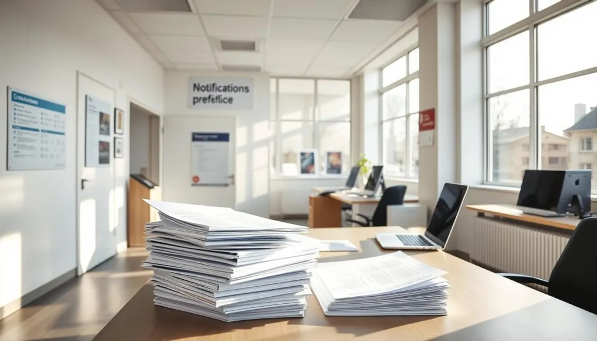 Notifications préfecture