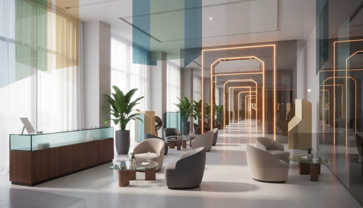 optimisation espace lobby hall hôtel
