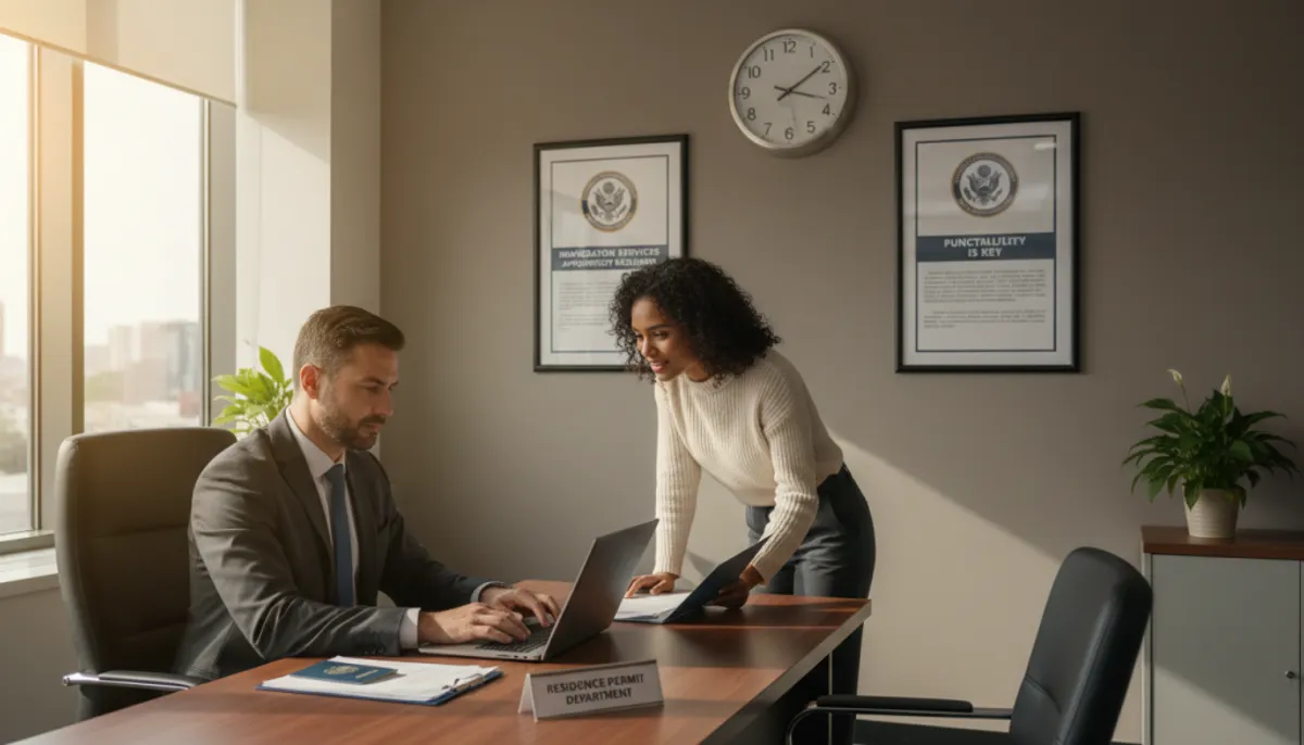 Make an appointment at the prefecture for a residence permit