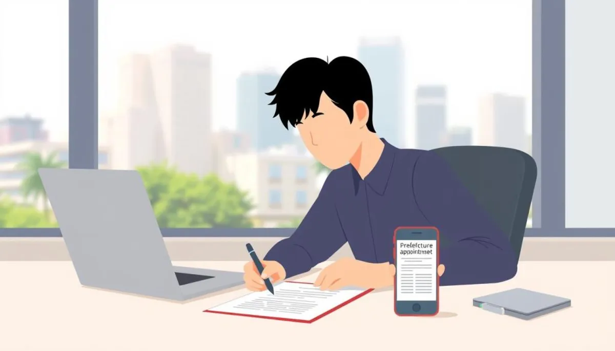 Processus inscription rendez-vous préfecture