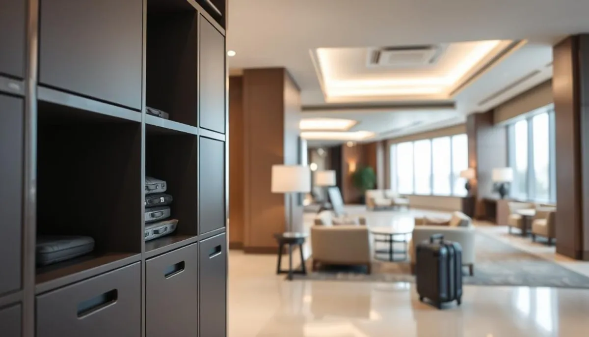 Solutions de stockage des bagages post check-out hotel
